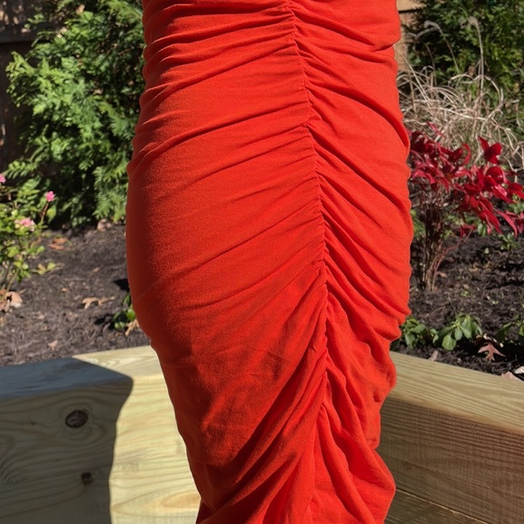 Boden Crossover Ruched Dress - Picture 6 of 11